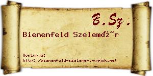 Bienenfeld Szelemér névjegykártya